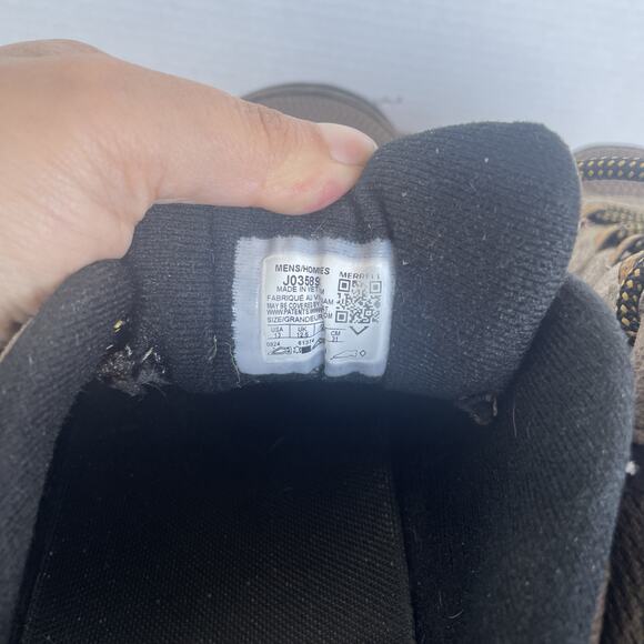 Merrel Moab 3 Men's hiking waterproof shoe pig suade size 13 - Picture 8 of 9